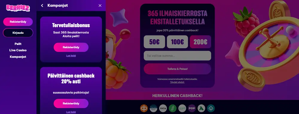 Berriez Casino tarjous