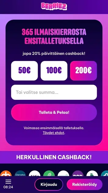 Berriez Casino tarjous