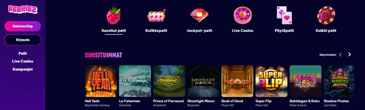 Berriez Casinon pelejä