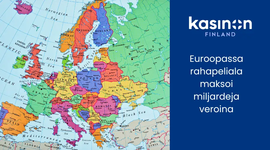 Euroopassa rahapeliala maksoi vuonna 2024 veroina miljardeja Euroopassa rahapeliala maksoi vuonna 2024 veroina miljardeja