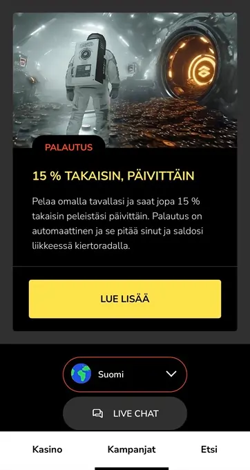 Hurmio Casino tarjoukset