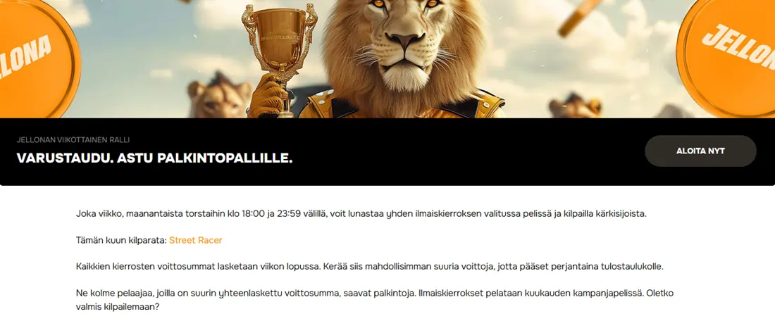 Jellonen viikoittainen ralli