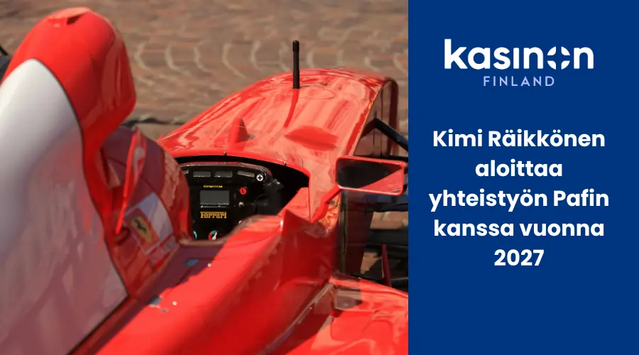 Kimi Räikkönen aloittaa yhteistyön Pafin kanssa vuonna 2027