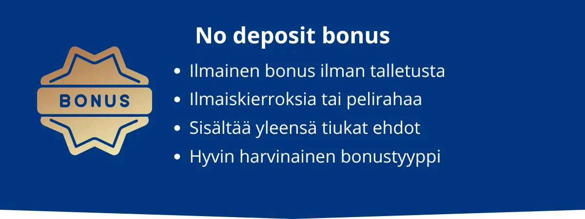 No deposit bonus