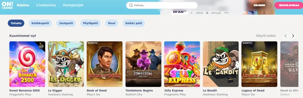 Oh Kasinon pelejä