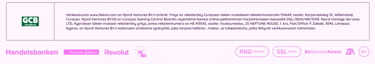 Tikkari Kasinon luotettavuus