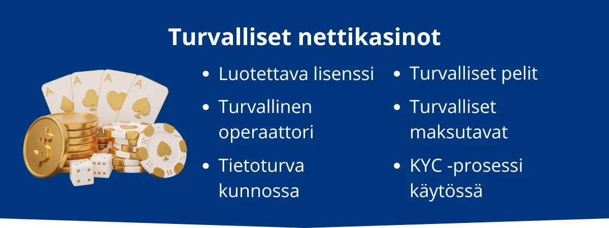 Turvalliset nettikasinot