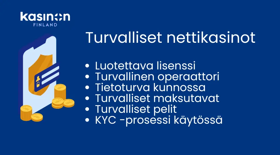 Turvalliset nettikasinot löydä turvallinen kasino