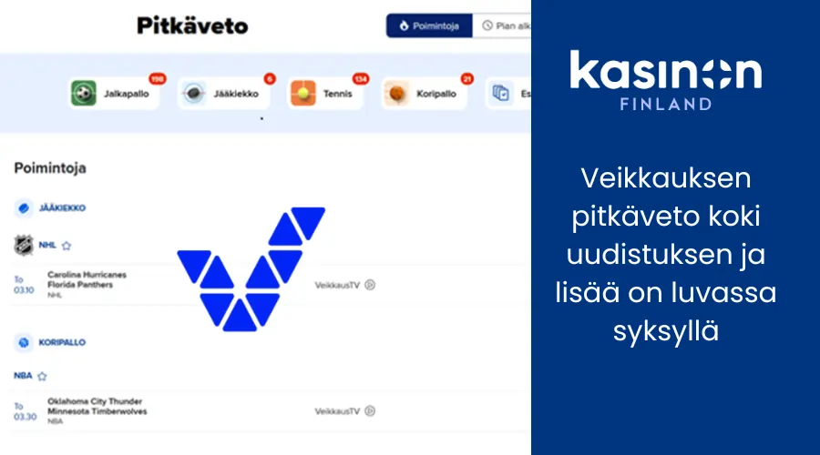 Veikkauksen Pitkäveto koki uudistuksen ja lisää on luvassa syksyllä
