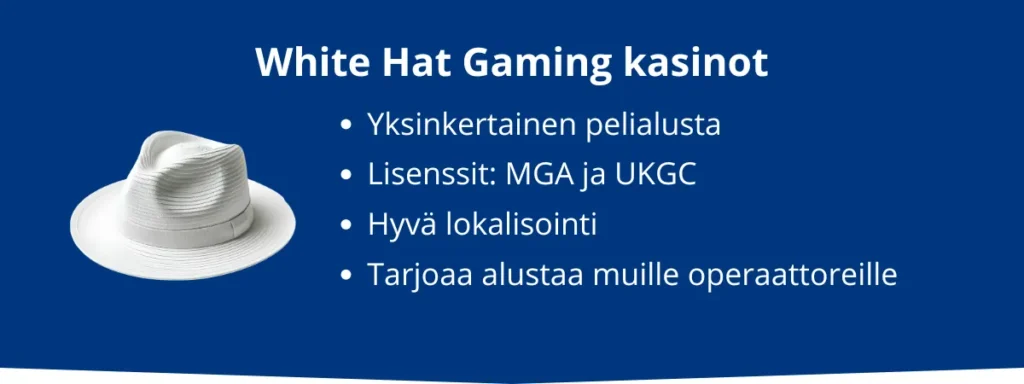 White Hat Gaming kasinot