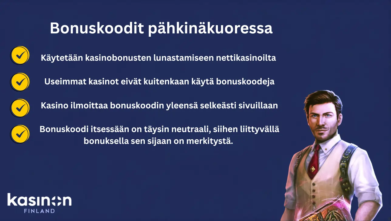 Bonuskoodit 2025: lunasta parhaat bonuskoodit täältä