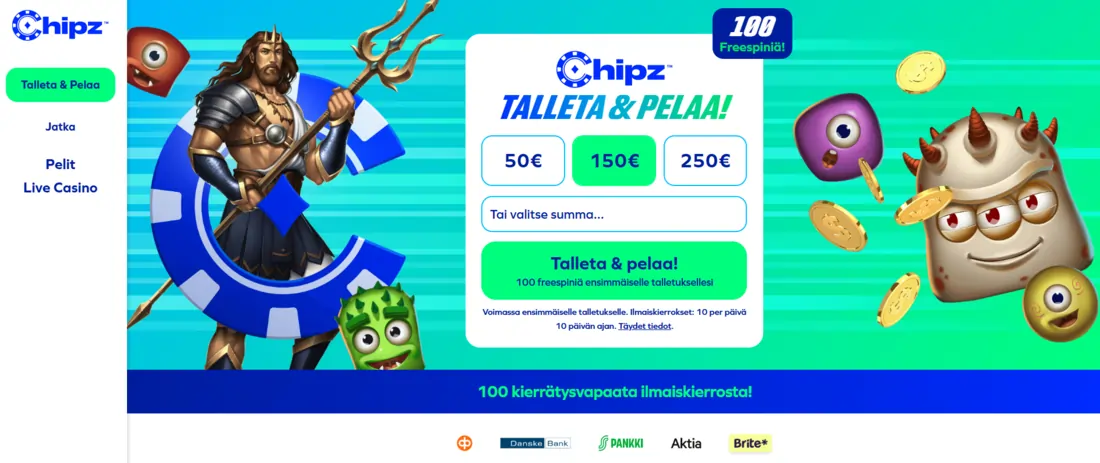 chipz casinon etusivu