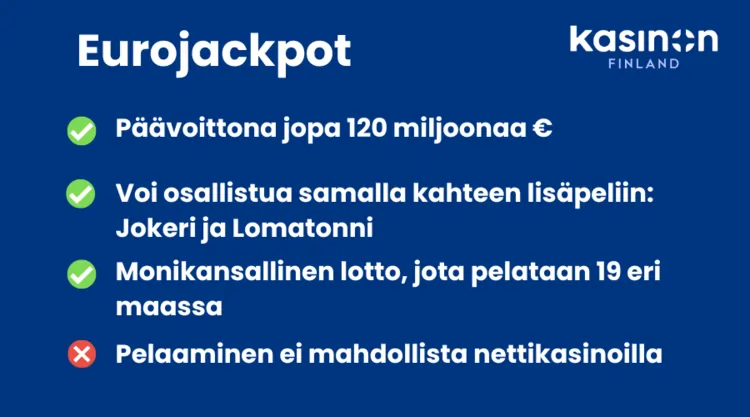 Eurojackpot tietoa