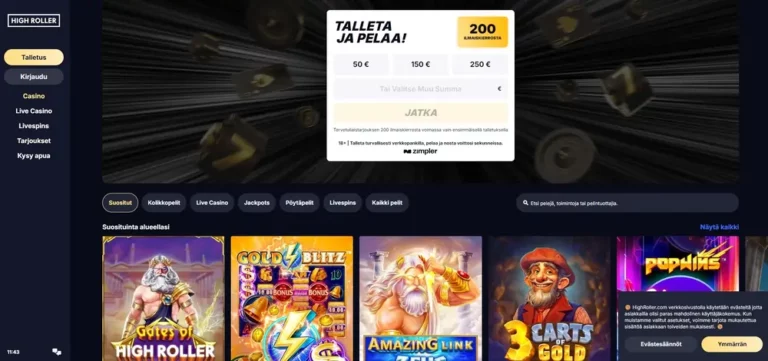 HighRoller netti casino