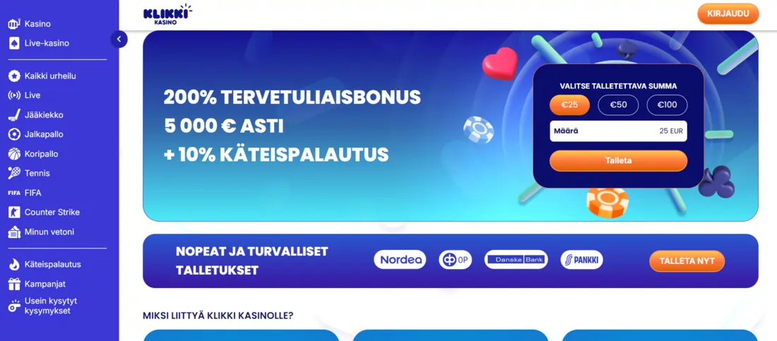 klikki kasinon etusivu