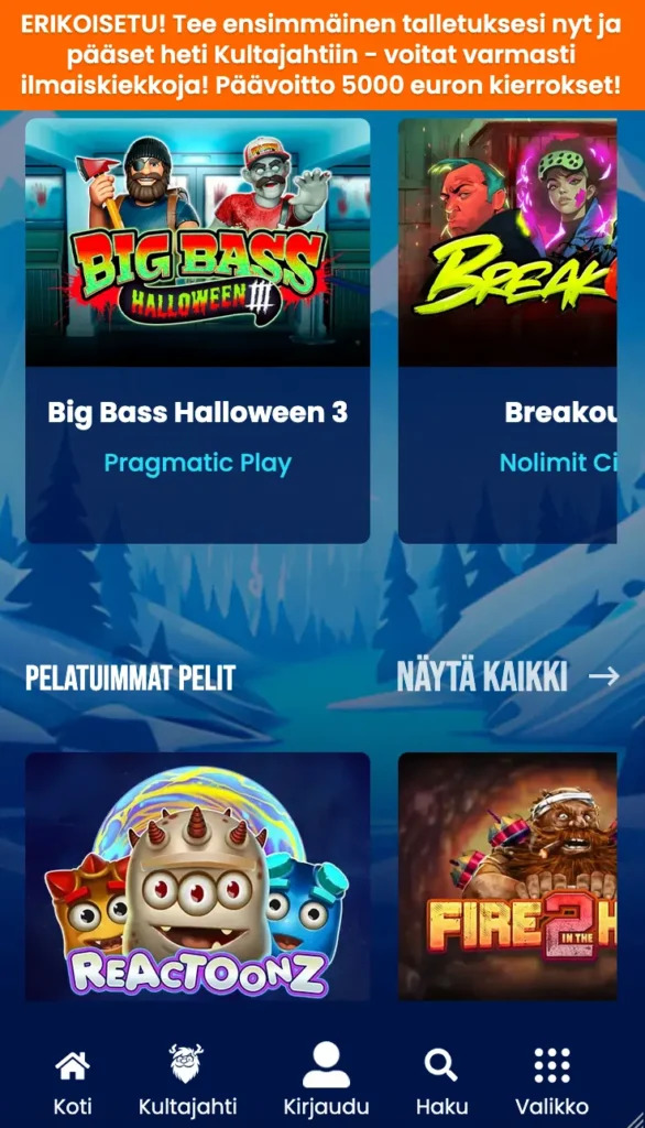 Lapland Casino peliaula mobiilikuva