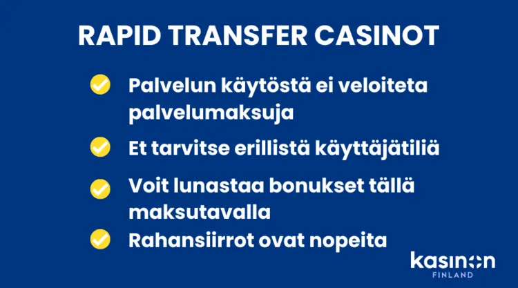 Rapid Transfer netti casino