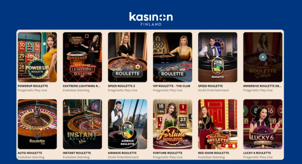 rulettipelejä Tykitys casinolla
